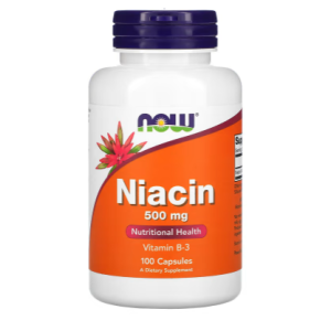 Now Foods, Niacine (Vitamine b-3), 500 mg, 100 gélules