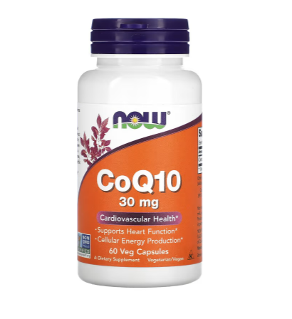 NOW Foods, CoQ10, 30 mg, 60 capsules végétariennes