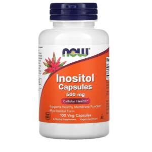 NOW Foods, Capsules d’inositol, 500 mg, 100 capsules végétariennes