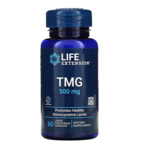 Life Extension, TMG, 500 mg, 60 capsules végétales liquides