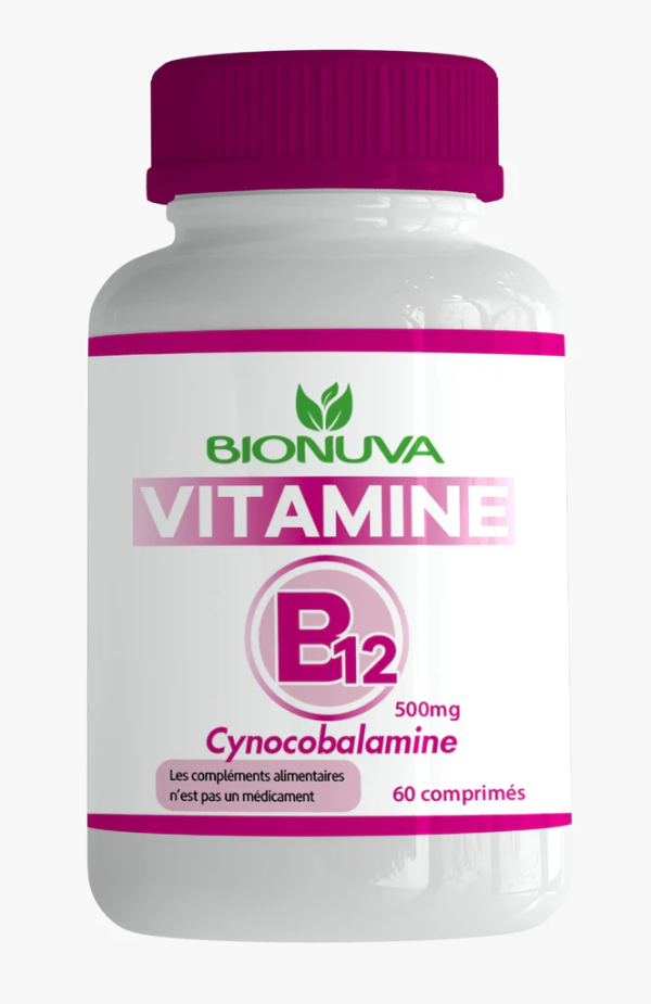 Bionuva Vitamine B12 500mg 60cp - Prix au Maroc
