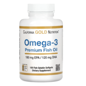 California Gold Nutrition, Huile de poisson premium, Oméga-3,100 capsules à enveloppe molle à base de gélatine de poisson (1100 mg pièce)