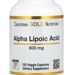 California Gold Nutrition, Acide alpha-lipoïque, 600 mg, 120 capsules végétales