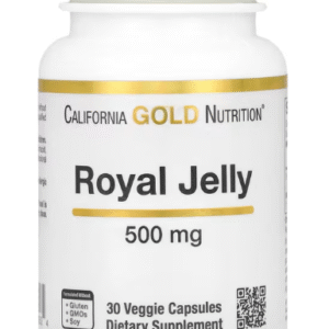 California Gold Nutrition, Gelée royale, 500 mg, 30 capsules végétales