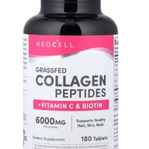 NeoCell, Peptides de collagène d'animaux nourris à l'herbe + vitamine C et biotine, 180 comprimés