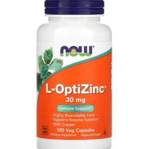 NOW Foods, L-OptiZinc, 30 mg, 100 gélules végétales