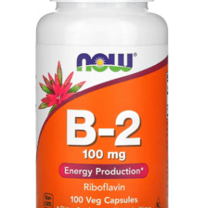 NOW Foods, Vitamine B2, 100 mg, 100 capsules végétariennes