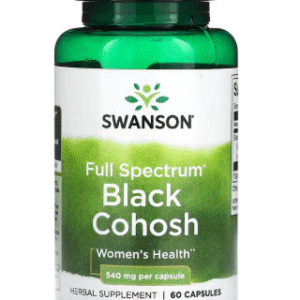 Swanson, Actée à grappes à spectre complet, 540 mg, 60 capsules