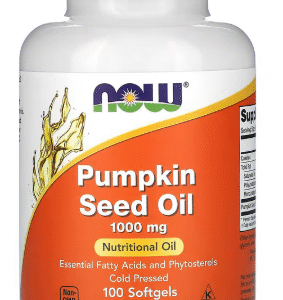 NOW Foods, Huile de graine de courge, 1000 mg, 100 capsules à enveloppe molle (500 mg pièce)