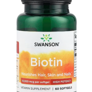 Swanson, Biotine, 10 000 µg, 60 capsules à enveloppe molle