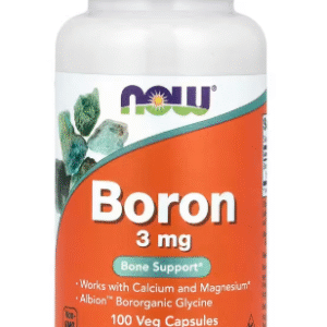 NOW Foods, Bore, 3 mg, 100 capsules végétariennes