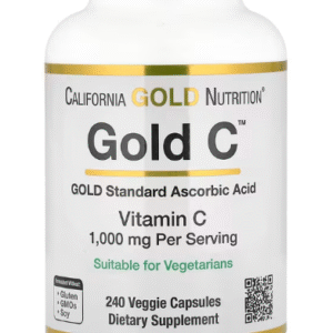 California Gold Nutrition, Gold C™, Vitamine C de qualité USP, 1000 mg, 240 capsules végétales