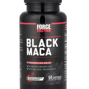 Force Factor, Fundamentals, Maca noire, 60 capsules