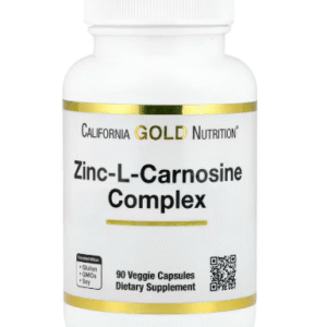 California Gold Nutrition, Complexe de zinc-L-carnosine, 90 capsules végétariennes