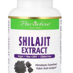 Paradise Herbs, Extrait de shilajit, 250 mg, 60 capsules végétariennes