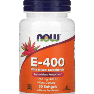 NOW Foods, E-400, 268 mg (400 UI), 50 capsules à enveloppe molle