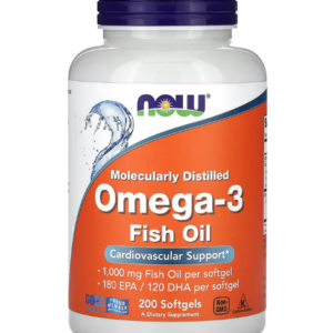 NOW Foods Omega-3 Fish Oil (100 softgels)