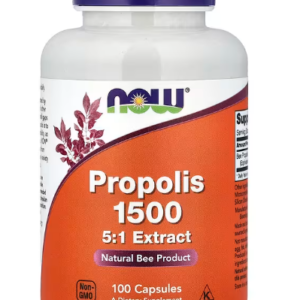 NOW Foods Propolis 1500 5:1 Extract (100 capsules)