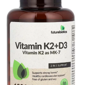 Futurebiotics, Vitamin K2 + D3, 120 Capsules