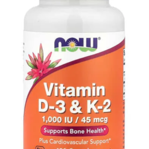 NOW Foods Vitamines D3 et K2